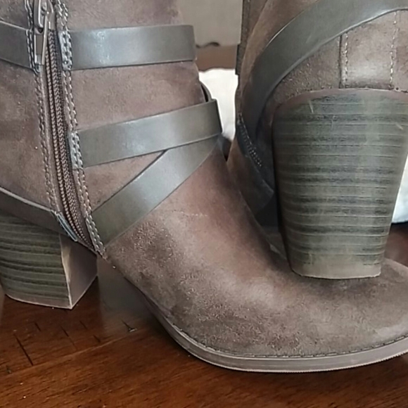 Faux Suede Booties - Picture 7 of 8